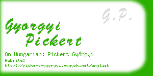 gyorgyi pickert business card