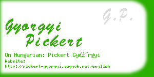 gyorgyi pickert business card